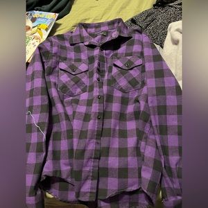 purple flannel